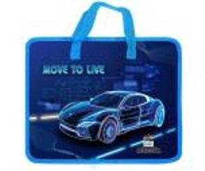 Папки-портфелі з тканинними ручками