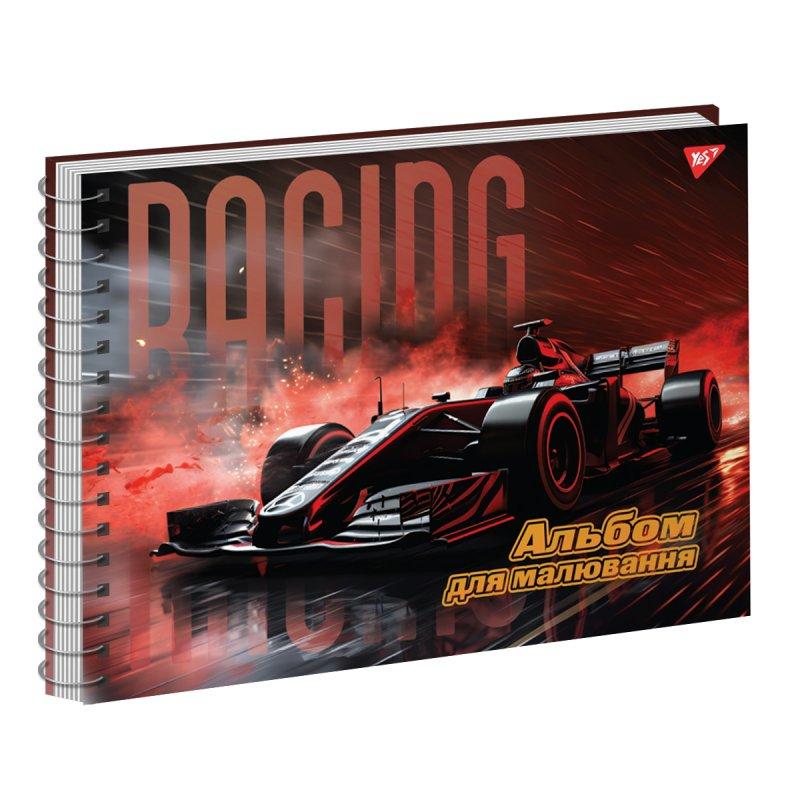 Альбом для малювання Yes А4 40л/100 спіраль Racing 130575 G-Rich, фото 1