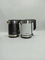 Електрочайник KN-117 Kinelco 1.8 л 1500 Вт нержавіюча сталь чорний/білий