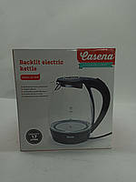 Електрочайник Lasena KG-1208 2200 Вт 1.7 л пластик/нержавіюча сталь підсвічування