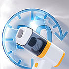 Автомобільний пилосос акумуляторний + 2 насадки, від USB, CONVENIENT VACUUM CLEANER / Ручний міні-пилосос, фото 6