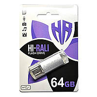 USB Флешнакопичувач 64 гб Corsair Silver, 25487 Hi-Rali