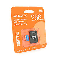 TU  TU Карта памяти A-DATA Premier microSDHC Class 10 UHS-I, 256GB