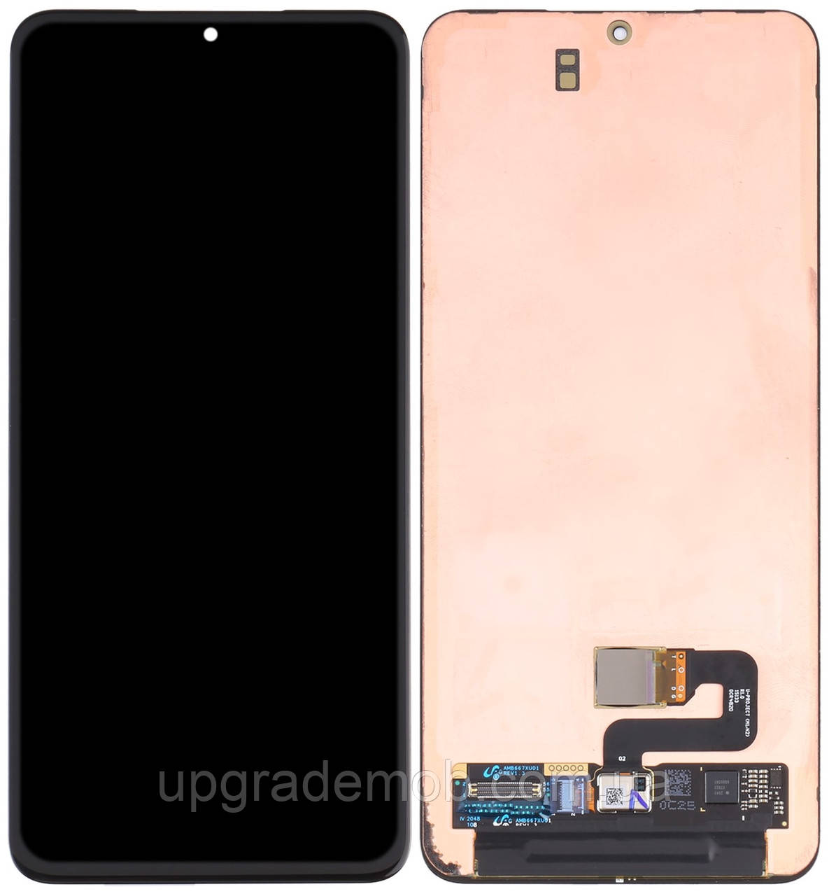 Дисплей модуль тачскрин Samsung G996 Galaxy S21 5G чорний Amoled оригінал переклеєне скло