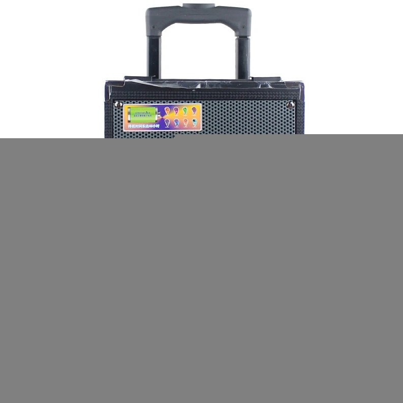 Bluetooth-колонка Temeisheng A8-2T 8" ⁇ Переносна колонка з радіомікрофоном ⁇ Колонка-валіза