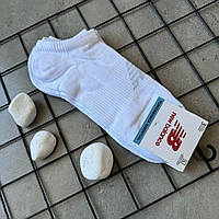 Носки New Balance Оригінал 3 Пари Білі Унісекс Ню Беленс Shopingo