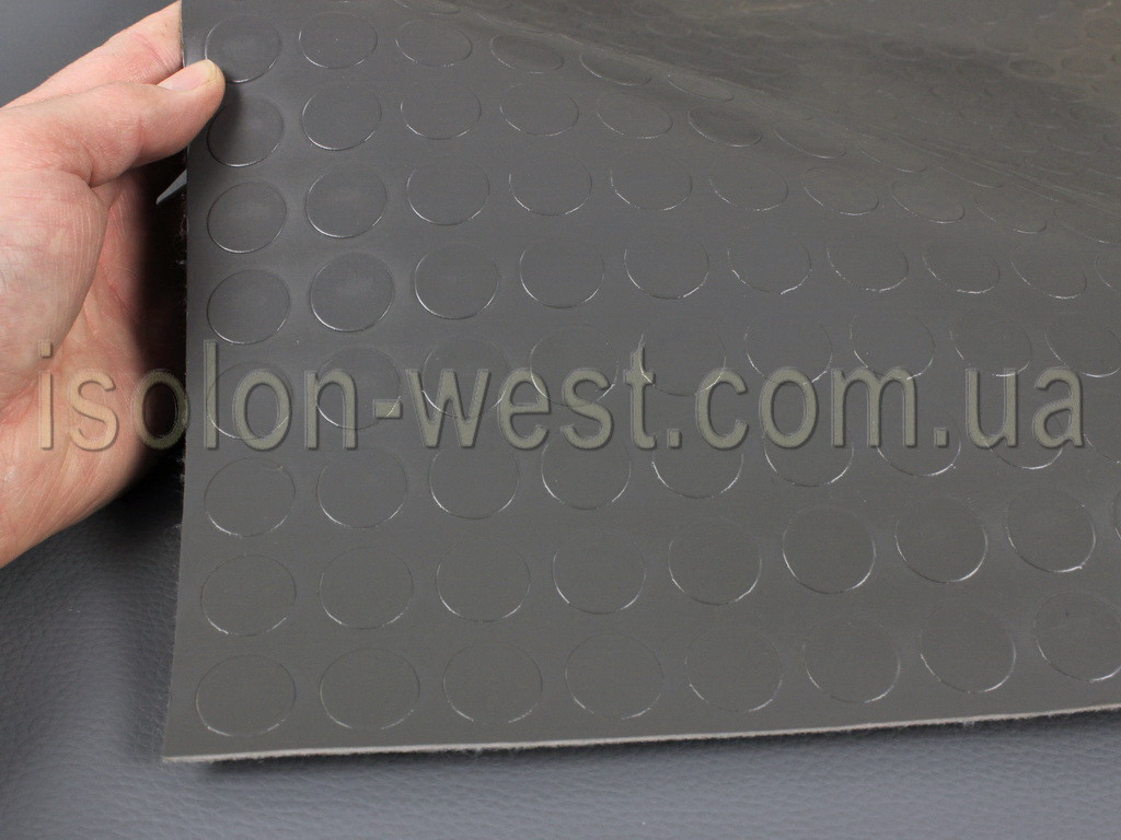 Автолинолеум, автолин серый "Монетка"(Orta), шир.1.8 м, линолеум автомобильный Турция - фото 3 - id-p24514046