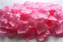 Пелюстки троянд 2 пачки 200 шт рожеві
