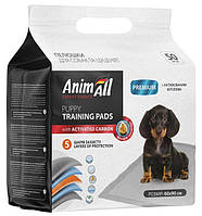 Пеленки для собак AnimAll 60 х 90 см с активированным углем 50 шт