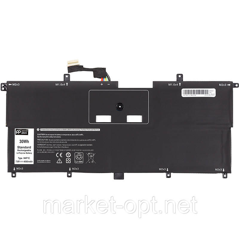 Акумулятор PowerPlant для ноутбуків DELL XPS 13 9365 (NNF1C) 7.6V 4000mAh, фото 1