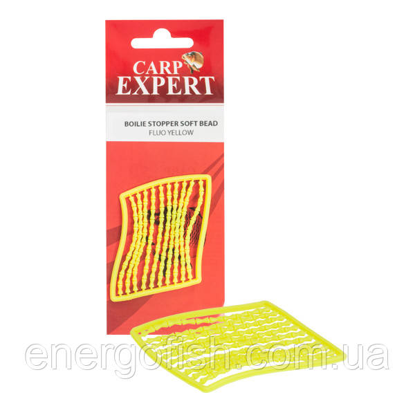 Стопор Carp Expert Boilie Stopper Soft кісточка Fluo жовтий, фото 1