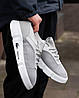Чоловічі кросівки Lacoste Silver White Кеди Лакоста сірі з білим повсякденні сітка текстиль сітка текстиль літні, фото 9
