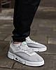 Чоловічі кросівки Lacoste Silver White Кеди Лакоста сірі з білим повсякденні сітка текстиль сітка текстиль літні, фото 10