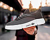 Чоловічі кросівки Lacoste Black Silver Кеди Лакоста чорні з сірим повсякденні сітка текстиль літні, фото 7