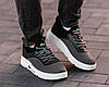 Чоловічі кросівки Lacoste Black Silver Кеди Лакоста чорні з сірим повсякденні сітка текстиль літні, фото 9
