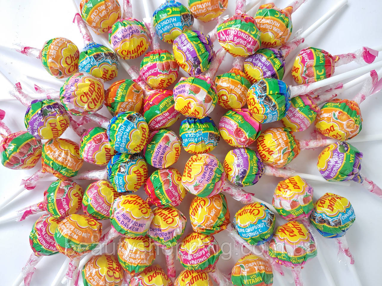 Chupa Chups Чупа Чупс льодяники на паличці мікс смаків 9.3г