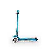 Самокат MICRO серії "Maxi Deluxe LED" – АКВА (до 50 kg, триколісний, світло), фото 5