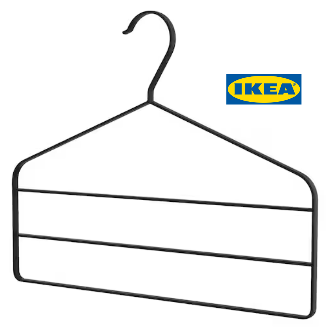 Вішалка для штанів IKEA STRYKIS (ІКЕА СТРЮКІС). 70317067. Чорна
