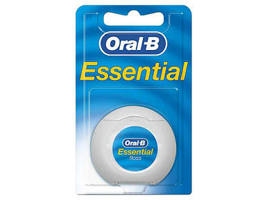 Зубна нитка ORAL-B Essential floss Waxed мятна, 50м FG