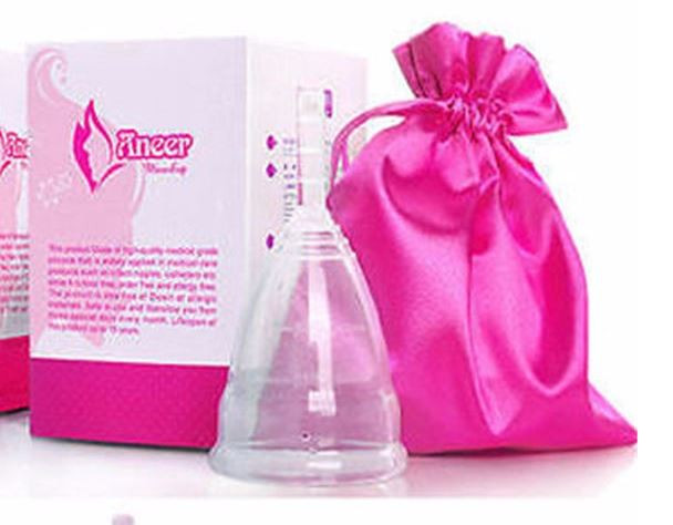 Менструальна чаша(капа) L, Aneer оригінал з мішечком для зберігання