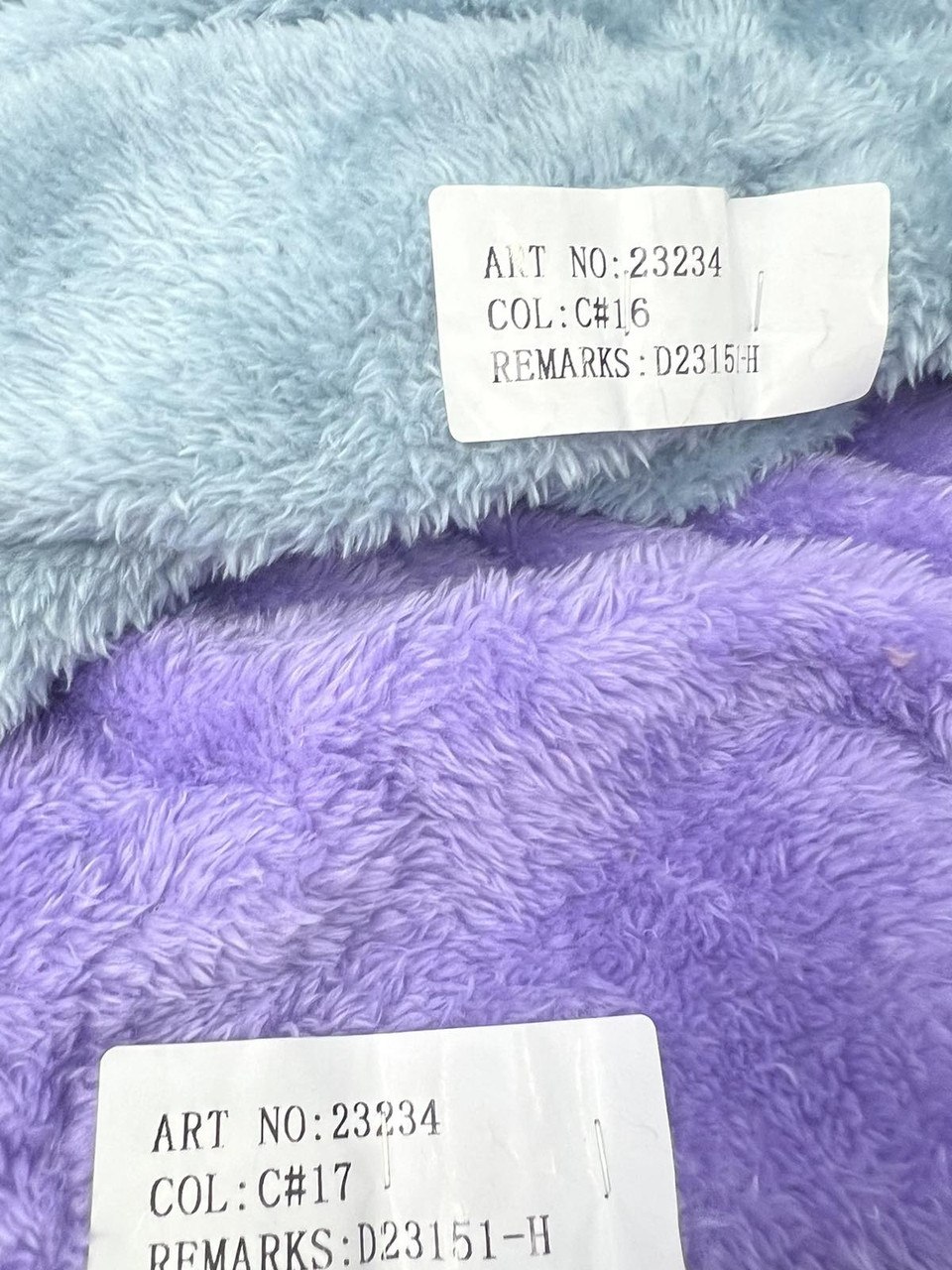 ТКАНИНА: "Махра" лавандового кольору, фото 1