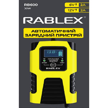 Зарядний пристрій RABLEX RB600 6V/12V DC (50)