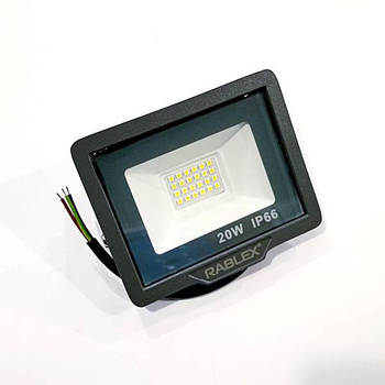 LED-Прожектор світодіодний Rablex RB-520  20W IP66  (80)