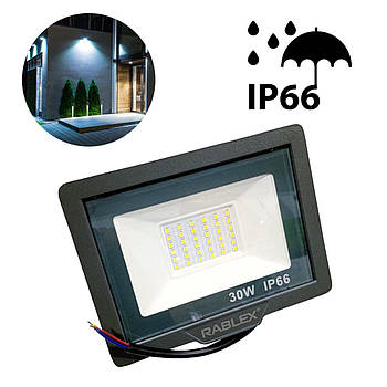 LED-Прожектор світодіодний Rablex RB-530  30W IP66  (60)