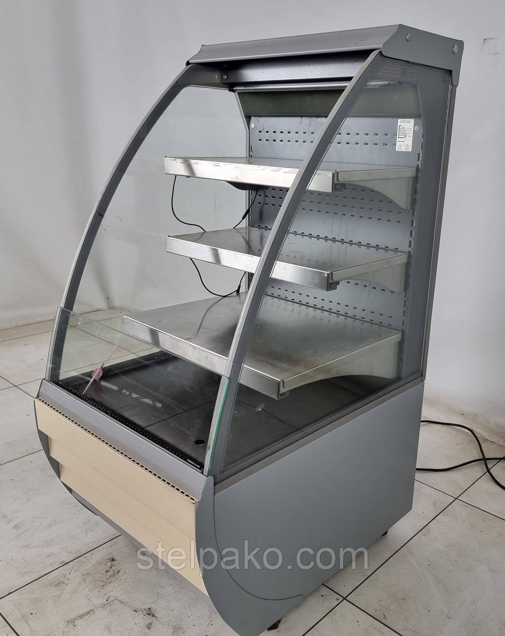 Кондитерська холодильна вітрина "JBG-2" (Польща), (+2° +6°), 0.6 м., викладка 60 см., відкритого типу, Б/у, фото 1
