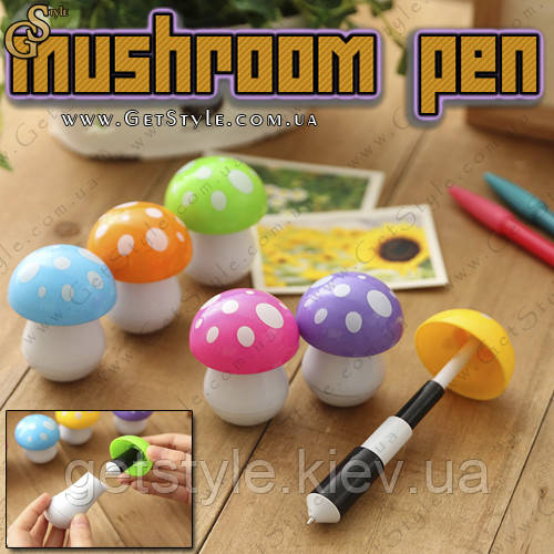 Ручка як гриб — "Mushroom Pen" — 3 шт.