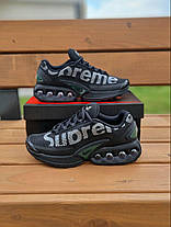 Чоловічі Кросівки Nike Air Max DN x Supreme Black / Найк Аїр Макс ДН Супрім Чорні, фото 3