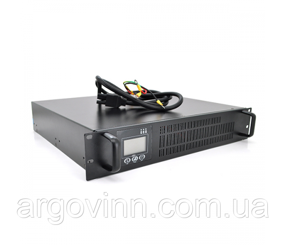 ДБЖ із правильною синусоїдою ONLINE Ritar RT-3KL-LCD, RACK 3000VA (2700Вт), 96В, під зовнішній АКБ