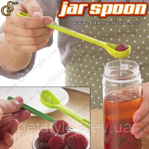 Набір столових приладів - "Jar Spoon" - 2 в 1