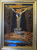 Картина з бурштину Сальвадор Далі "Христос Святого Іоанна Креста"