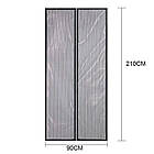 Москітна сітка Magic Mesh 210х100 см, Магнітна сітка-штора для захисту від комах, Москітна сітка-двер, фото 2