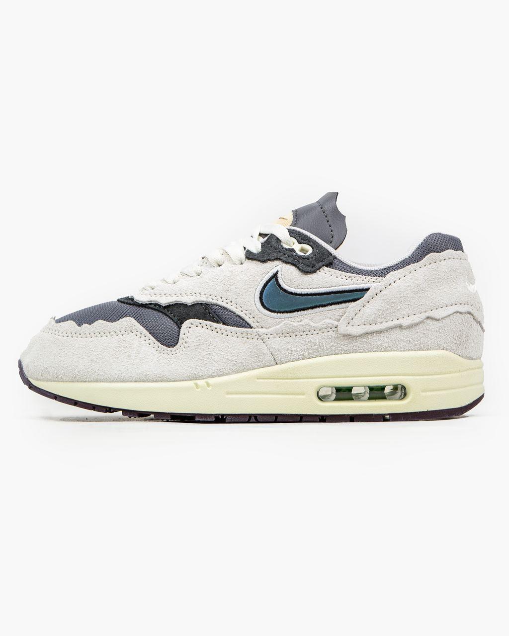 Чоловічі Кросівки Nike Air Max 1 x Patta Protection Pack / Найк Аір Макс 1 Патта Протекшн Пак Бежеві з Сірим