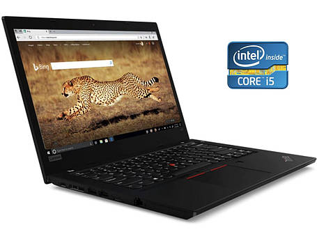 Ультрабук Б-клас Lenovo ThinkPad L490/ 14" (1920x1080) Сенсорний/ Core i5-8265U/ 8 GB RAM/ 256 GB SSD/ UHD, фото 1