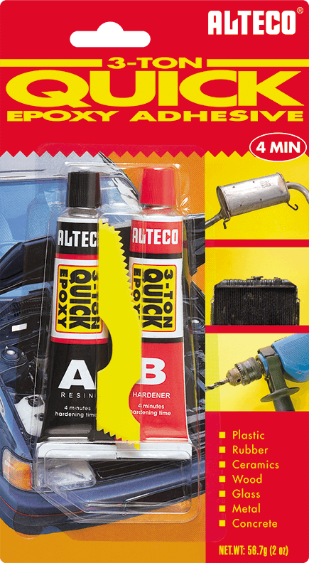 Клей епоксидний швидковисихний ALTECO Quick, 56.7г, фото 1