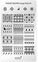 Мініпластику для стемпінгу Konad Square Image Plate 30