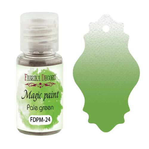 Суха фарба Magic paint Блідо-зелена 15 мл