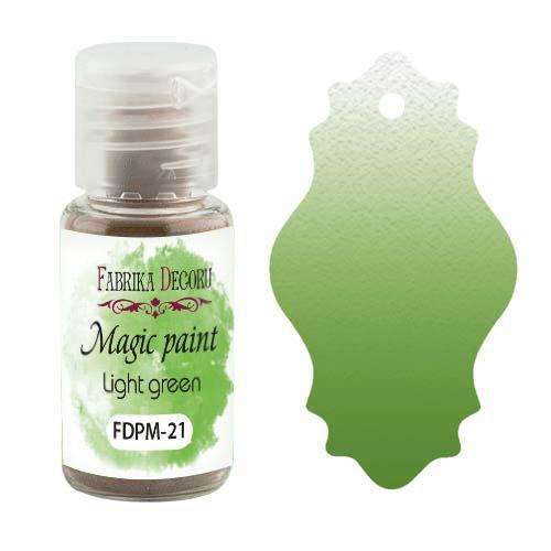 Суха фарба Magic paint Світло-зелений 15 мл
