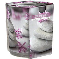 Ароматична свічка в скляному стакані Bispol Сад СПА (SN 72s-22)