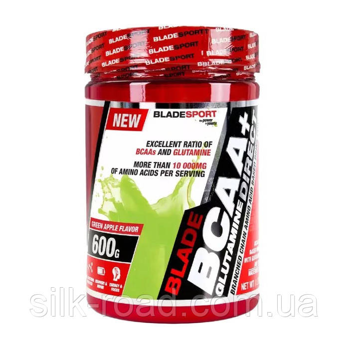 BCAA + Glutamine Direct (600 g, green apple)