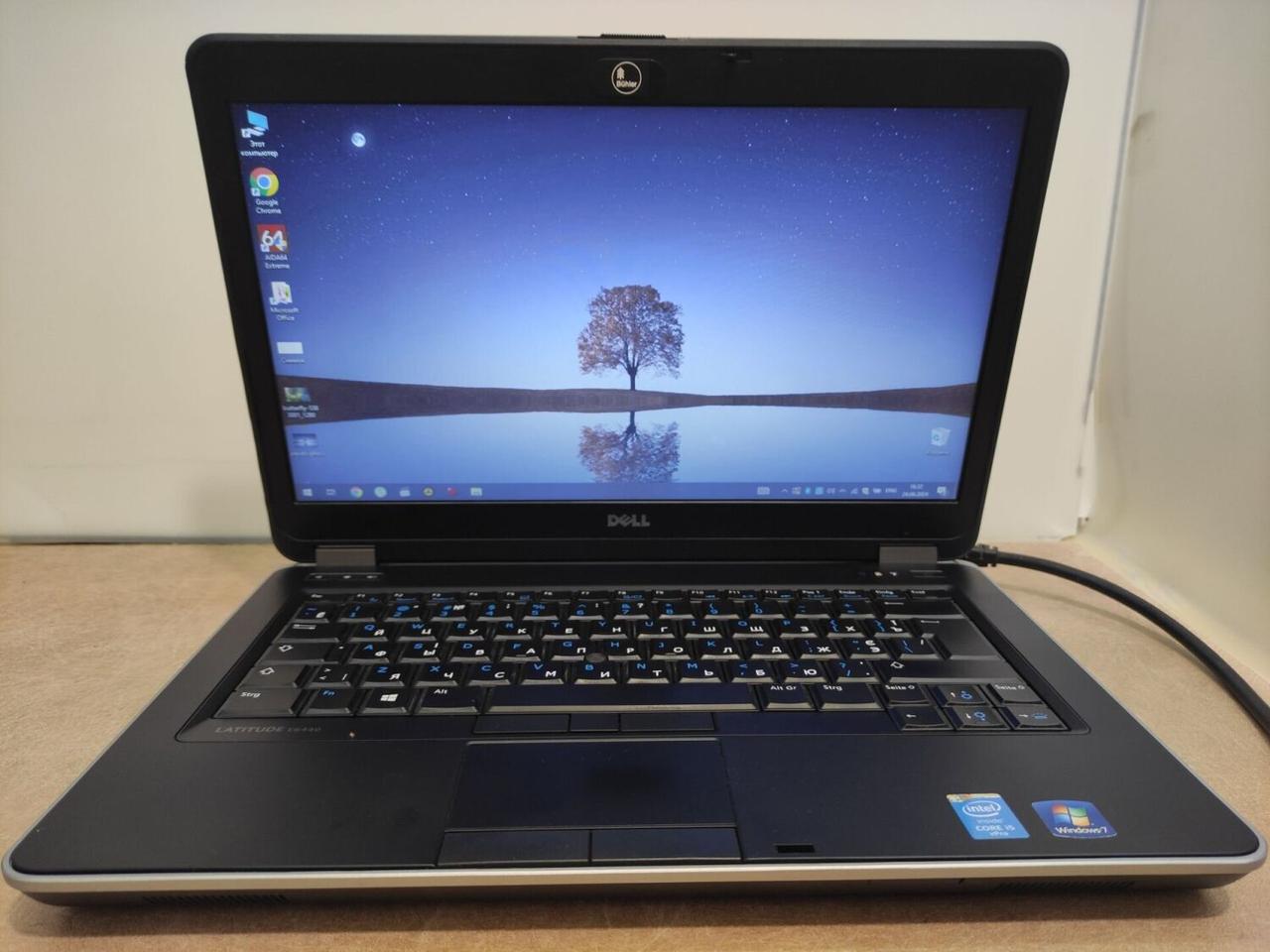 Б/в Ноутбук Б-клас Dell Latitude E6440 14" 1366x768| Core i5-4310M| 8 GB RAM| 120 GB SSD| HD 4600| АКБ 0%