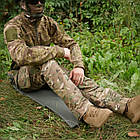 Килимок п'ятиточка для сидіння хакі трьохсекційний Kiborg П-3 Оксфорд, фото 10