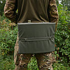 Килимок п'ятиточка для сидіння хакі трьохсекційний Kiborg П-3 Оксфорд, фото 8