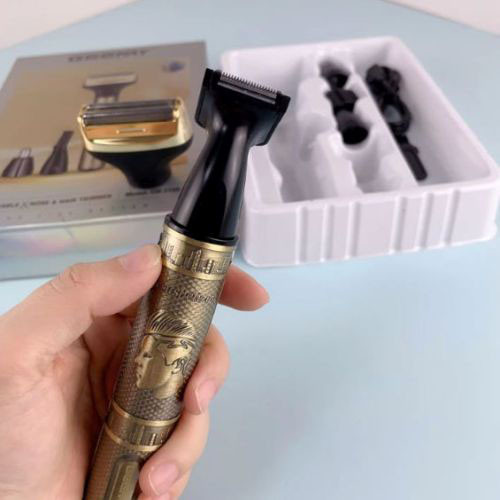 Портативна бритва для гоління Geemy GM-3158, Бритви акумуляторні, Професійна бритва HY-897 для волосся