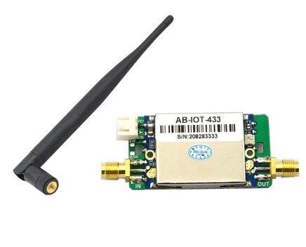 Модуль 420-480MHz LoRa з радіатором, Signal Booster Transmit Receive Two-Way Power з антеною