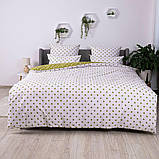 Комплект постільної білизни "ТЕП" полуторний (Olive Dots, 70x70), фото 4
