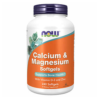 Calcium-Magnesium+D - 240 sgels (Пошкоджена банка)